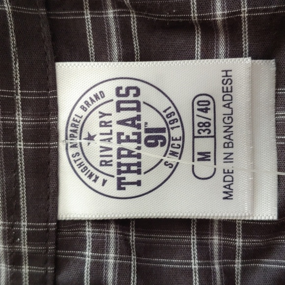 NWT Rivalry Threads Men's Clemson Tigers Long Sleeve Button Down Shirt Size M - Picture 5 of 7